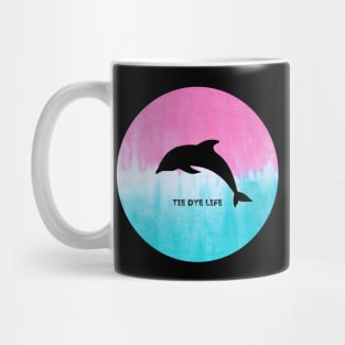 Dolphin Tie Dye Life Mug